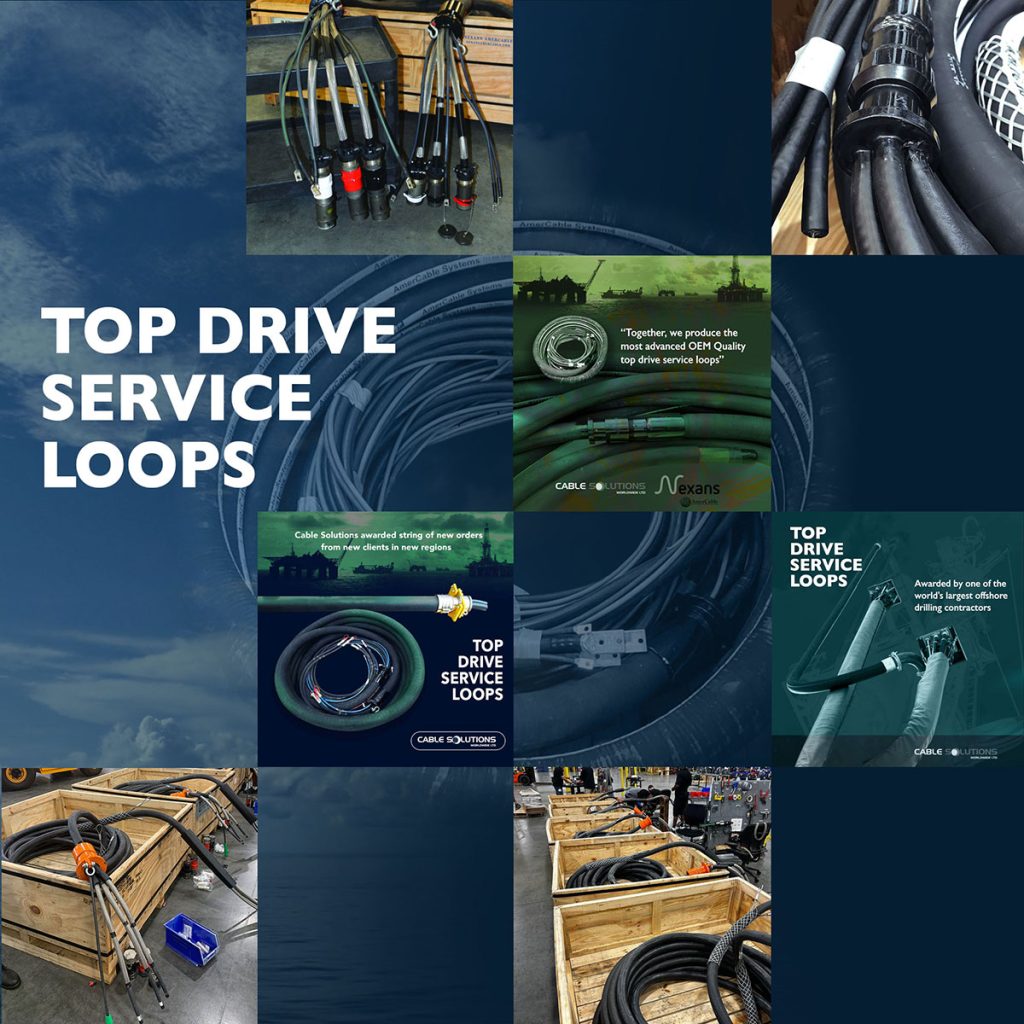 dedicated teamwork, top drive service loops